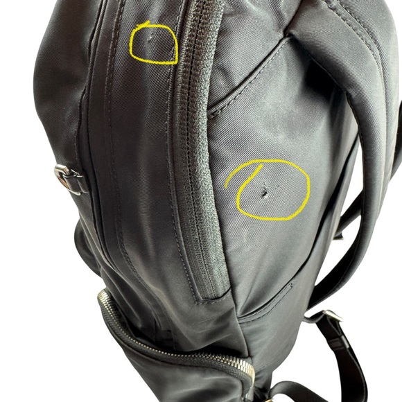 Tumi Carson Backpack, Black w/Silver Hardware - Picture 12 of 12